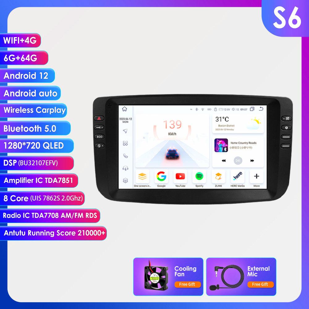 

9-дюймовый Carplay 4G 2 Din Android 13 автомобильное радио для Fiat Linea 2012 - 2015 Fiat Punto EVO мультимедийный видеоплеер Navi GPS DSP WIFI интеллектуальный экран S6 8Core 6G 64G