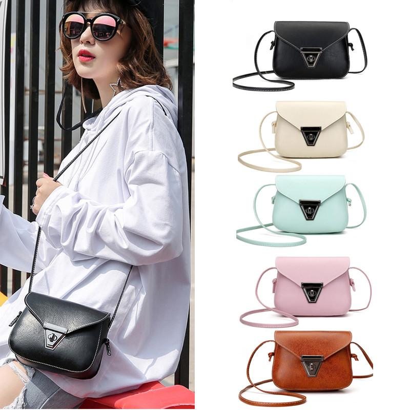 Stylish And Versatile 2018 Women's Pu Leather Messenger Shoulder Bag In 10 Colors