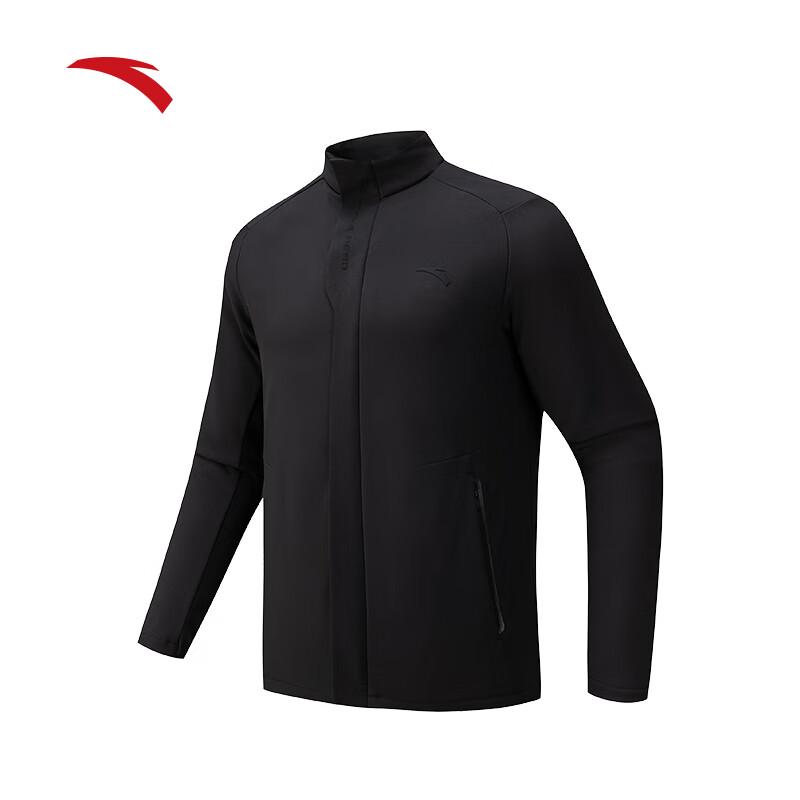 ANTA CHN Series Men s Fleece Lined Stand Collar Sports Jacket L (Men s 175)