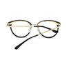 Women Round Frame Vision Care Eyeglasses Eyewear Anti-UV Blue Rays Glasses Computer Goggles
