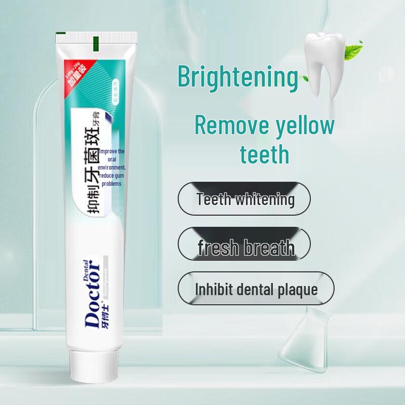 

Dr. Dental Plaque Inhibiting Whitening Toothpaste