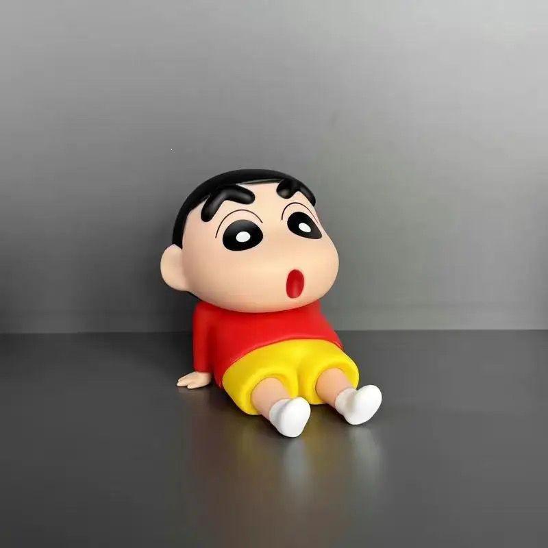 

Crayon Shin-chan Lazy Phone Holder Anime Figure Desktop Ornament