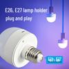Battery-Powered Rechargeable RGB Light Bulb with Remote, E26 Base, for Non-Hardwired Wall Lamps & Chandeliers
