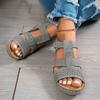 2026 Women'S Sandals Breathable Hollow Soft Soled Wedge Sandals And Comfortable Summer Casual Closed Toe Clear Studded Sandalias