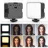 100 LED Photography Lamp 2x2A Battery/USB C Operating 240LM Bright Studio Lighting For DSLR Cameras And Videography