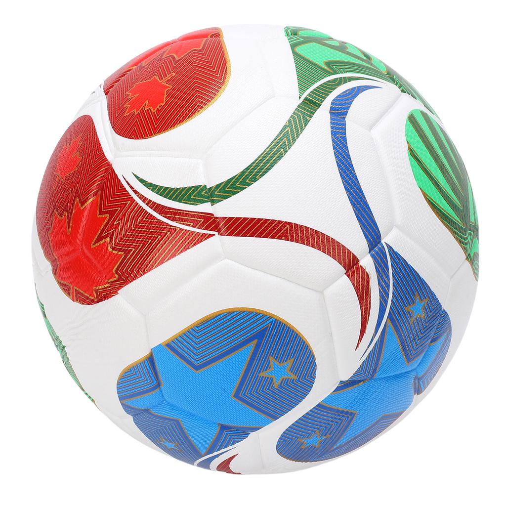 Soccer Ball Size 5 PU Wear Resist Thickened Water Proof Soccer Ball for Standard 11 Person Play