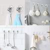 Suction Cup Hook, Transparent and Reusable Heavy-duty Vacuum Suction Cup Hook, Glass Kitchen Supplies, Bathroom Towel Hook