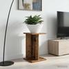Plant Stand 2 Pcs Reclaimed Wood Look 25 X 25.5 X 40.5 Cm Engineered Wood