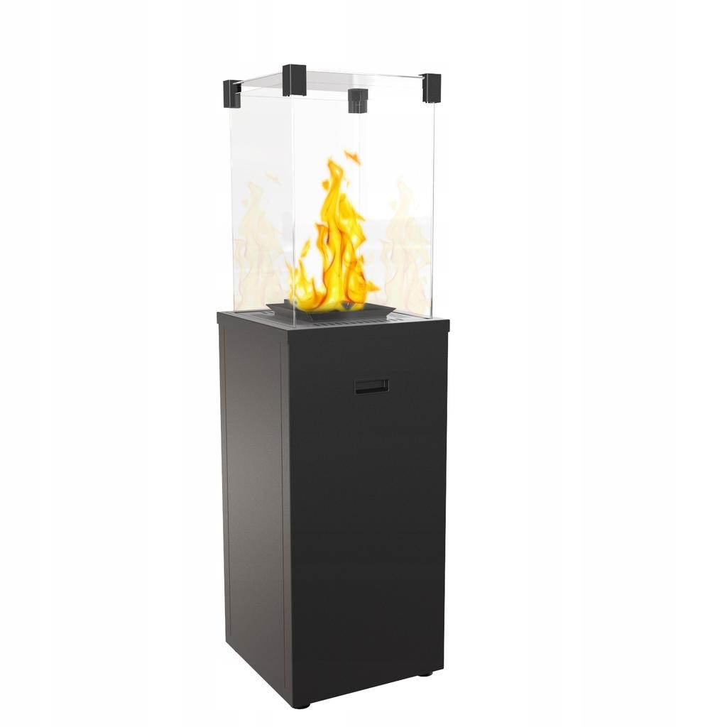 GAS HEATER PATIO SLIM BLACK 8,2 KW KIT