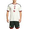 Men's Adidas Soccer Jerseys Men's Ivory White Crew Neck Moderate Straight Fit