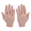 1 Pair Realistic Silicone Male Hand Model Soft Flexible Reusable Male Mannequin Hand Model for Showing Jewelry Painting