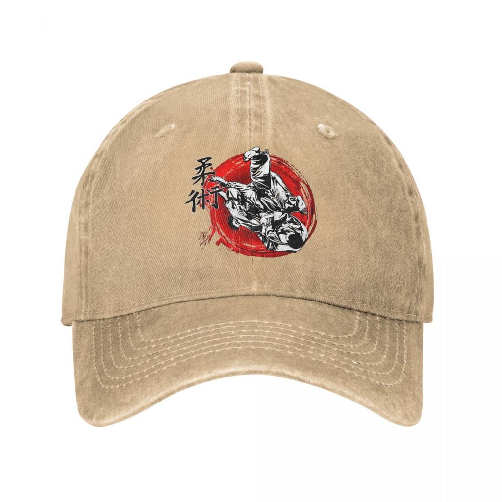 JuJitsu Washed Baseball Cap Snapback Sonnenhut für Junge Mädchen Jiu Jitsu BJJ Judo Brasilien Cap Hüte Sommer Herbst Vintage Casquette