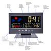 Multifunctional Weather Clock LCD Thermometer Hygrometer Alarm Clock Calendar Voice-activated Backlight Temp&Humidity Mete