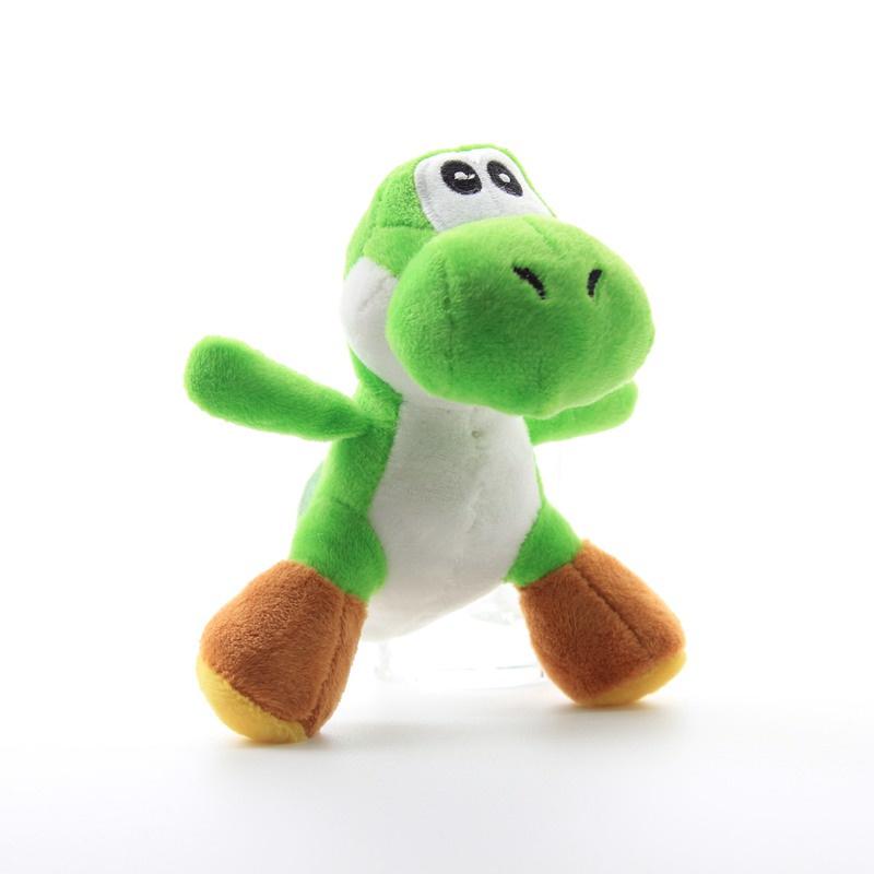 Porte-clés Peluche Yoshi Vert Super Mario Bros Jouet en Peluche Doux Pour Collectionneurs