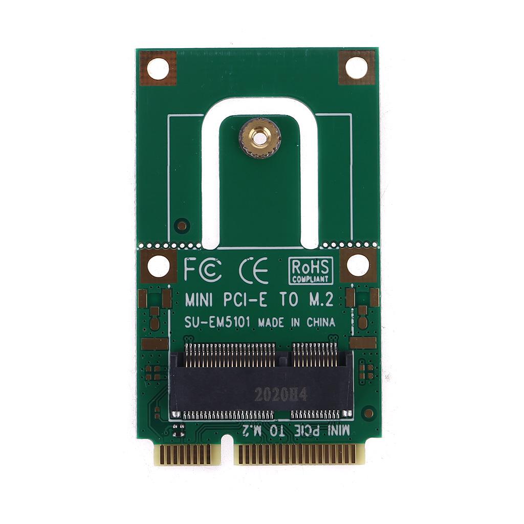 Mini PCI-E to for M.2 Adapter Card Converter PCIE WiFi Card NGFFF for Key E Interface Adapter for Laptop PC Computer