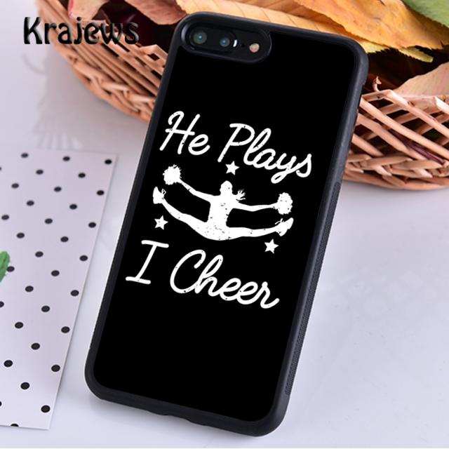 Cheerleader Cheer Heartbeat Line For iPhone 17 Air 16 Phone Case Cover 15 14 Plus 11 12 13 Pro Max Coque Fundas