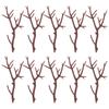 10Pcs Artificial Dried Antler Branches Plastic Simulation Tree Twigs DIY Vase Filling Decorative Plant Stems Fake Branches