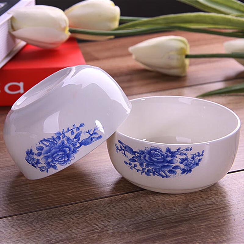Meilinbula Blue & White Porcelain Bowl Set