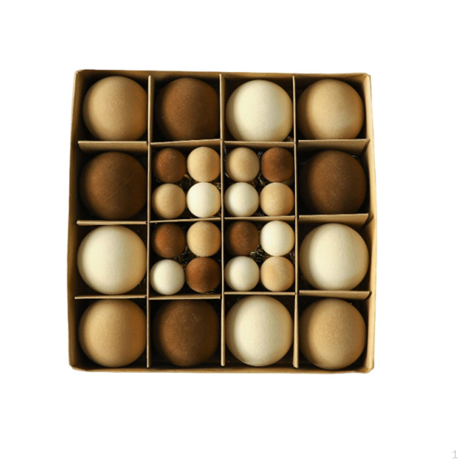 

Флокированные елочные шары украшения елочный подвесной шар 6 см и 3 см многоразовые небьющиеся для вечеринки