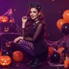Black Headdress Halloween Hairband Cute Cosplay Headband Party Hair Hoop  Hair Accessories