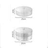 Fashion Plastic Dried Fruit Tray Transparent with Lid Food Platter Food Storage Multi-Purpose Snackle Box Container Coffee Table