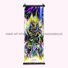 Dragon Ball Z Hanging Paintings Room Decorative Poster Hot Blooded Anime Saiyan Scrolls Picture Gotenks Vegeta Cartoon Wall Art