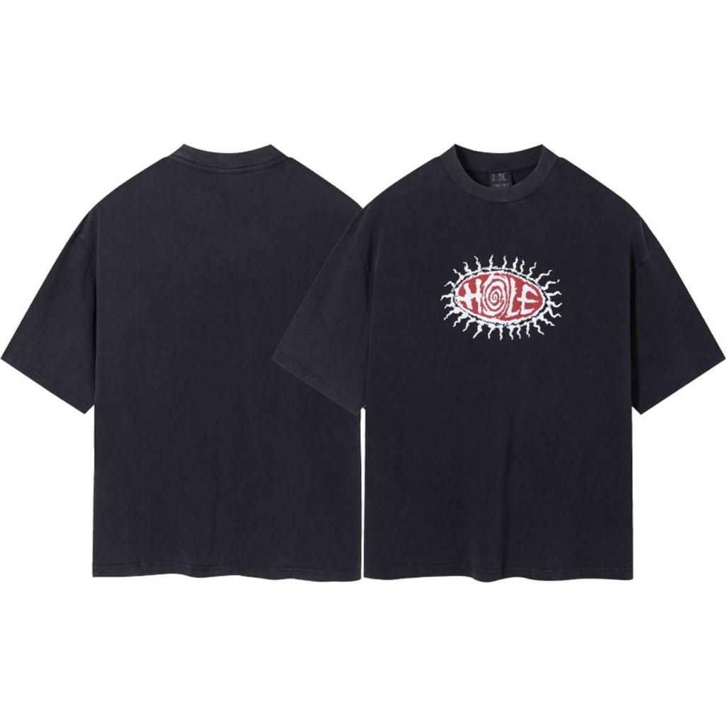ZYLLO  Vintage Wash Heavy Cotton High Quality Short Sleeve T-shirt Fashion Casual for Men and Women
