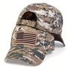 Unisex Us Flag Embroidery Baseball Caps Spring Autumn Outdoor Adjustable Casual Hats Dad Hat Sunscreen Hat Sports Cap