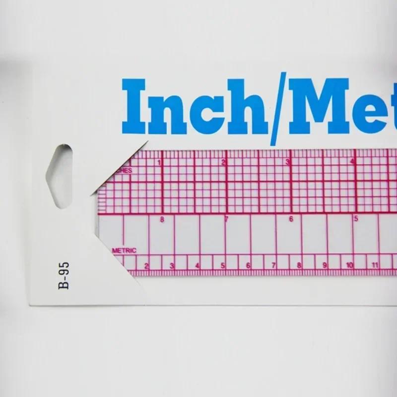 6pcs/set French Curve Ruler Durable Plastic French Metric Ruler Measure Dressmaking Drawing Template Craft DIY Sewing Tools