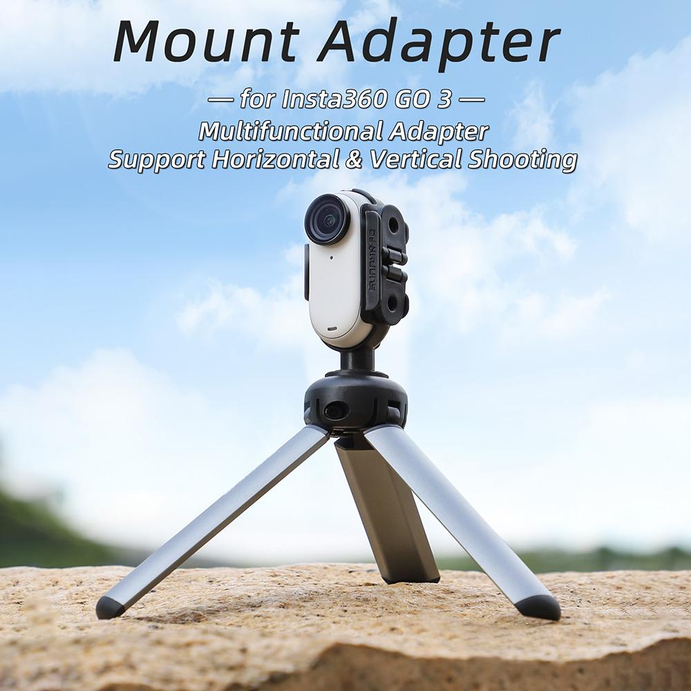 

SUNNYLIFE IST-BK592 For Insta360 GO 3 Plastic Heat Dissipation Protective Frame Mount Adapter Type A