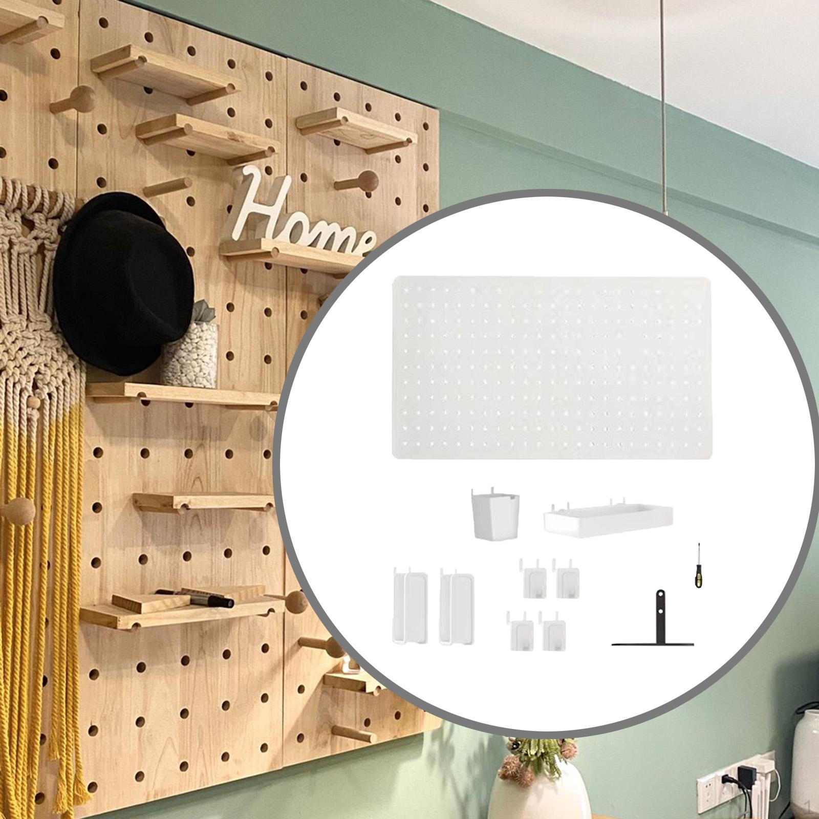 

Pegboard Combination Kit Tabletop Display Storage Accessories Decoration Partition Baffle