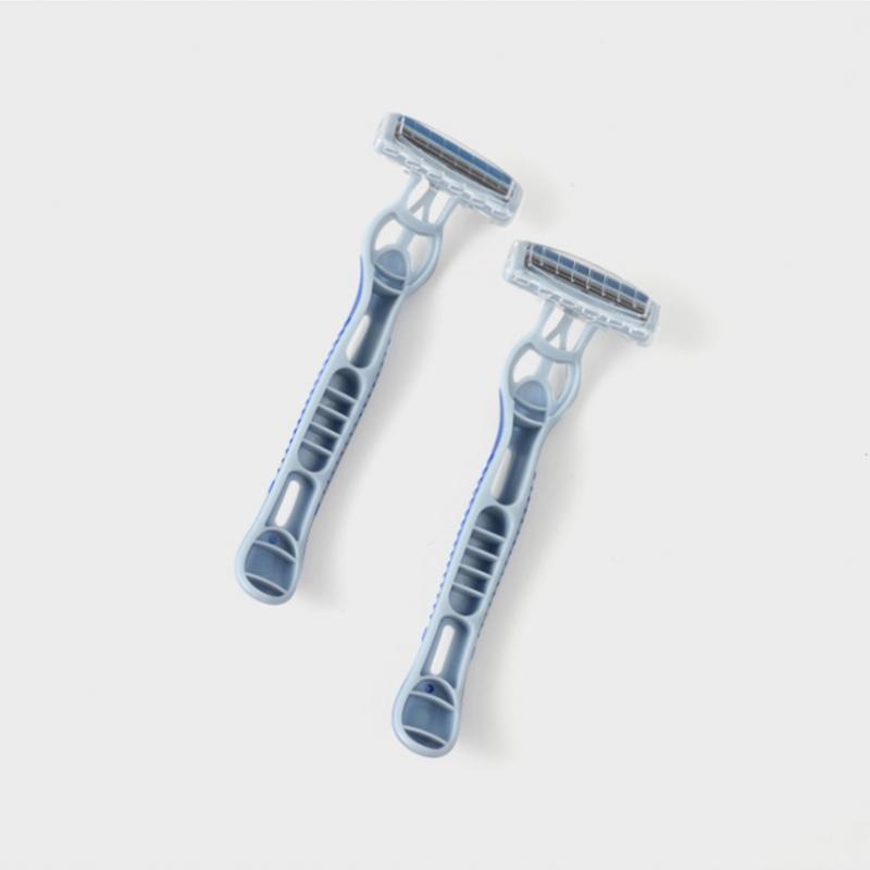 Daiso 3 Blade Integrated Shaver Pack Of 2