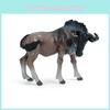 Solid Plastic Wildebeest Animal Toy Figure Static African Scene Decor For Children And Enthusiasts