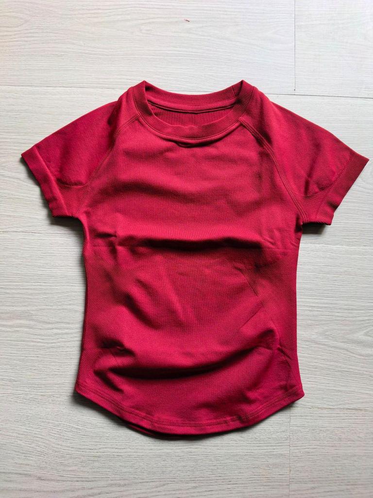 Women's Slim-Fit Yoga Short-Sleeve T-Shirt - DFYUVN