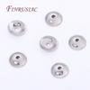 18K Gold Plated 6mm Bead Caps For Jewelry Making,Brass Beads Cap Spacer Beads For DIY Bracelets&Earrings Making Accessories