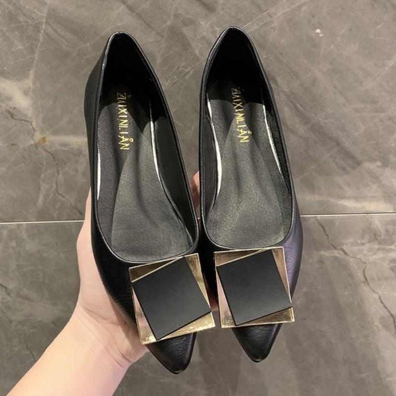 Mode Spitzschuh Damen Schuhe Slipper Büro Damen Flache Schuhe Frühling und Herbst Ausverkauf Lässig Jung Hohe Qualität Y2k Mode Schuh