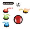 Game Buzzer 4-Piece Quick Answer Button with Lights for Kids Student Classroom Debate Competition Guessing Answering Accessories