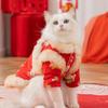 Pet Winter Chinese Style Cotton Coat Small Dogs Cats - Festive Two-Legged Outfit Warm XS To XXL