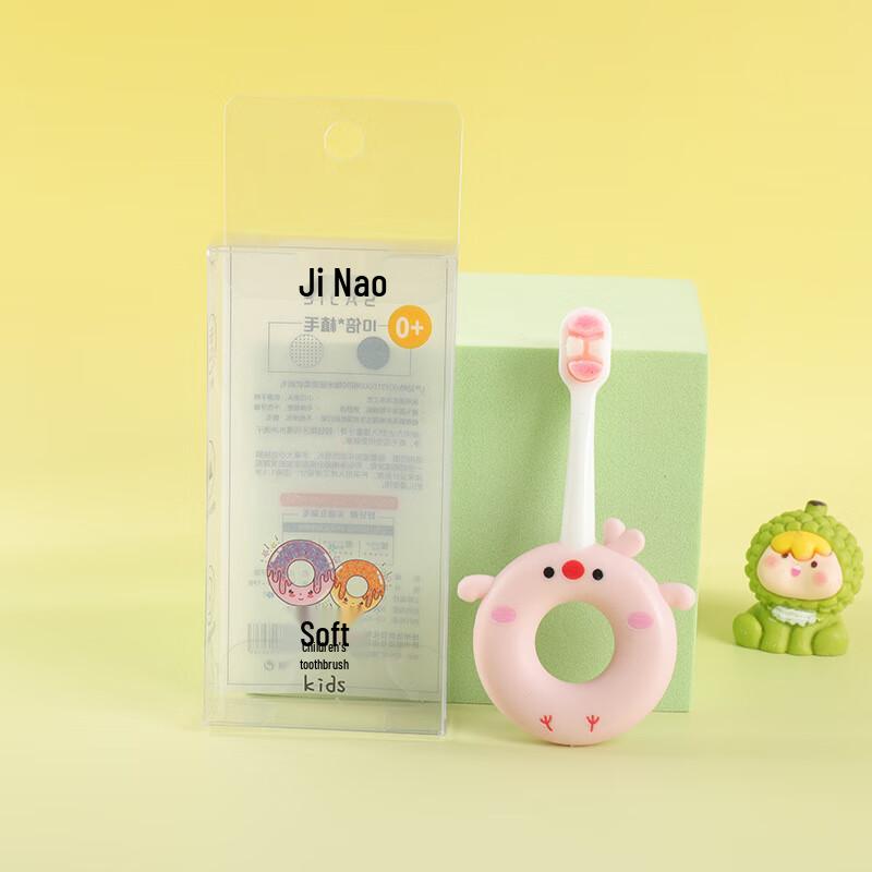 

Sajie Donut Anti-Swallow Soft Bristle Baby Toothbrush (0-4 Years)