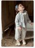 Korean-Style Spring Jacket & Pant Set for Girls (1-3 Years)
