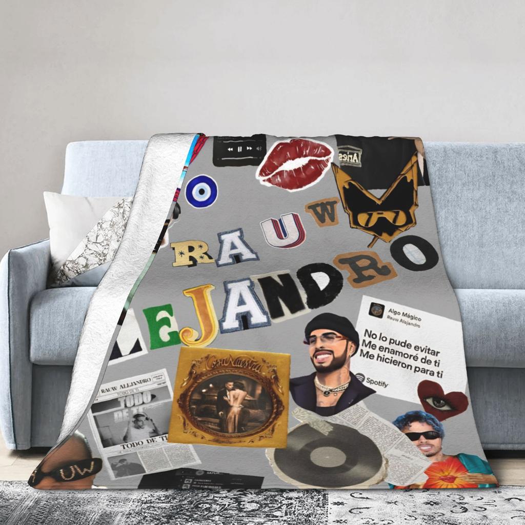 Rauw Alejandro Singer Rapper Merch Blanket Super Soft Warm  Throw Blankets for Bed 50x60 Inches Multiple Sizes Bedspread