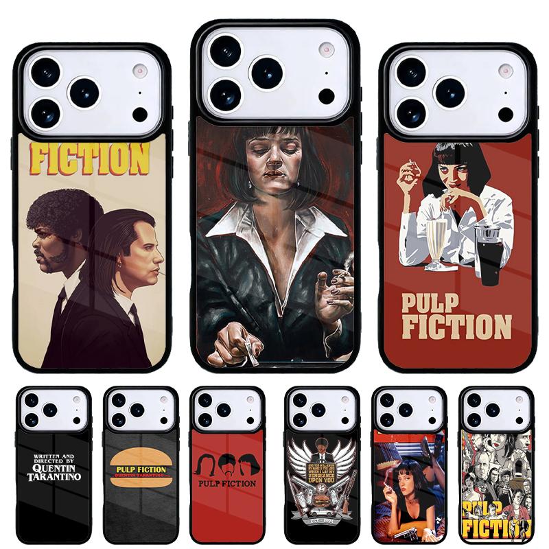 Movie Pulp Fiction Phone Case for iPhone 17 Air 16e 15 14 13 Pro Max Back Cover for 12 11 Pro Coque