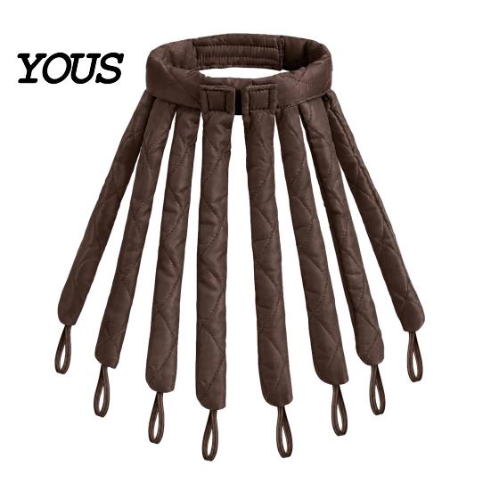 Women Hair Curler No Heat Curling Rod Headband, Fo Long Thick Hair, Headband Curls Roller with Eight Claws, DIY Styling Tool for Portable Accessory