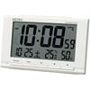 Seiko Clock (Seiko Clock) Table Clock White Body Size: 9.1 x 14.8 x 4.7 cm Alarm Clock Radio Wave...