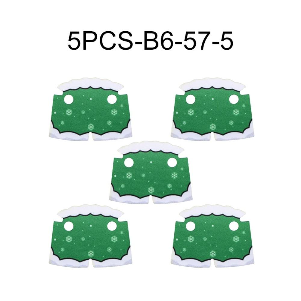 Winter City View Merry Christmas Decoration Flower Wreath Building Blocks House Home Santa Claus Figures Snow Window Bricks Toys