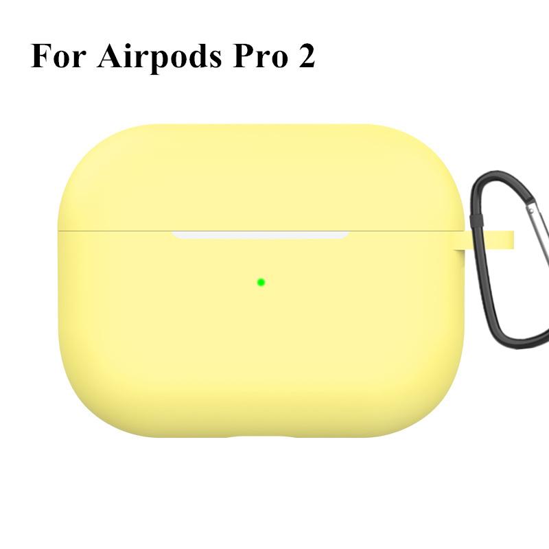 For Apple Airpods Pro2 Silicone Cover Case New Airpods Pro 2 Skin Bluetooth Earphone Cases Air Pods Pro2 Protective Accessories
