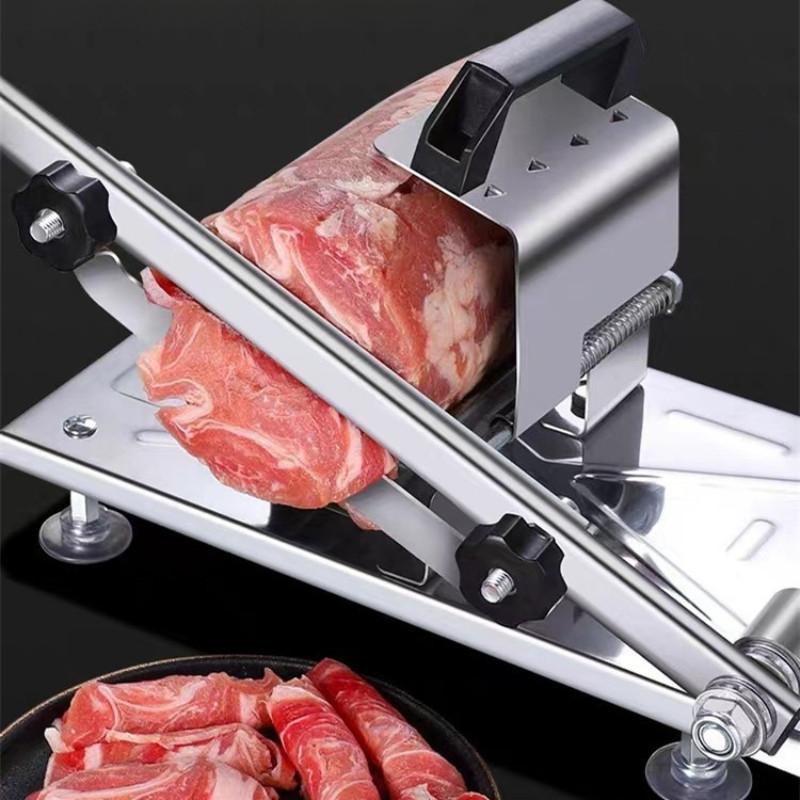 304 Frozen Manual Lamb Roll Slicer Household Meat Cutter Meat Slicer Multifunctional Beef And Mutton Slicer