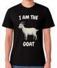 T-Shirt Je Suis Le GOAT Drôle Blague sur le Plus Grand de Tous les Temps T-shirt Unisexe