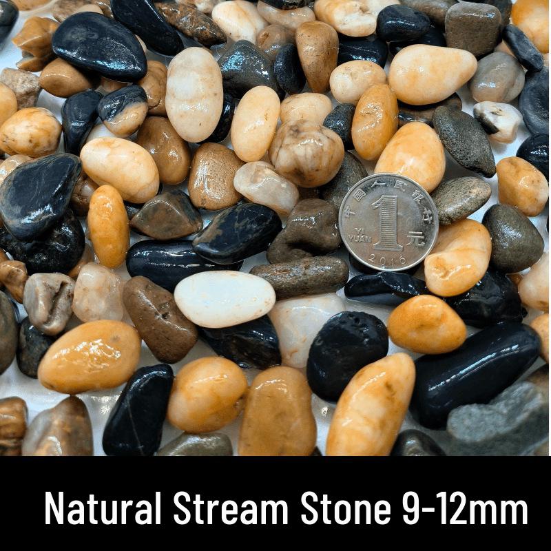 Naturalny piasek i kamienie strumieniowe do akwariów z żółwiami - Podłoże i dekoracja do akwarium