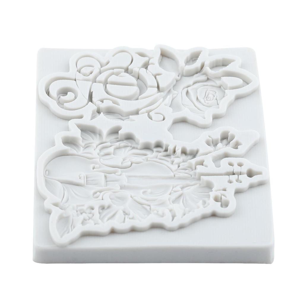 Music Note Silicone Molds Guitar Fondant Mold Cake Decorating Tools Cupcake Topper Chocolate Candy Craft Gum Paste Polymer Clay